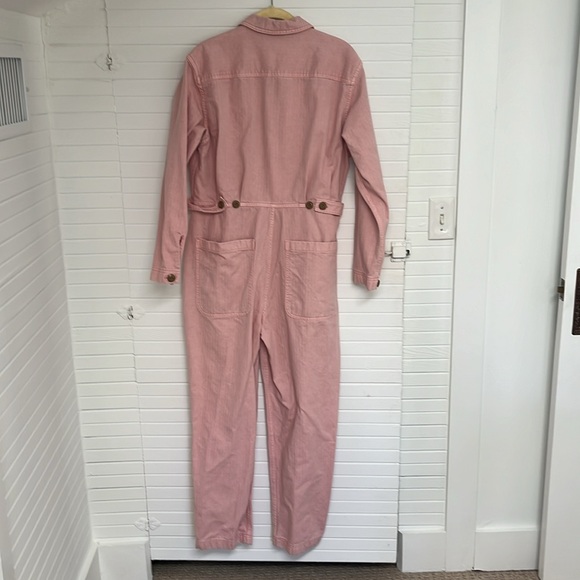 ALEX MILL  Women's Standard Zip Jumpsuit - Blush Pink - L - Picture 3 of 10